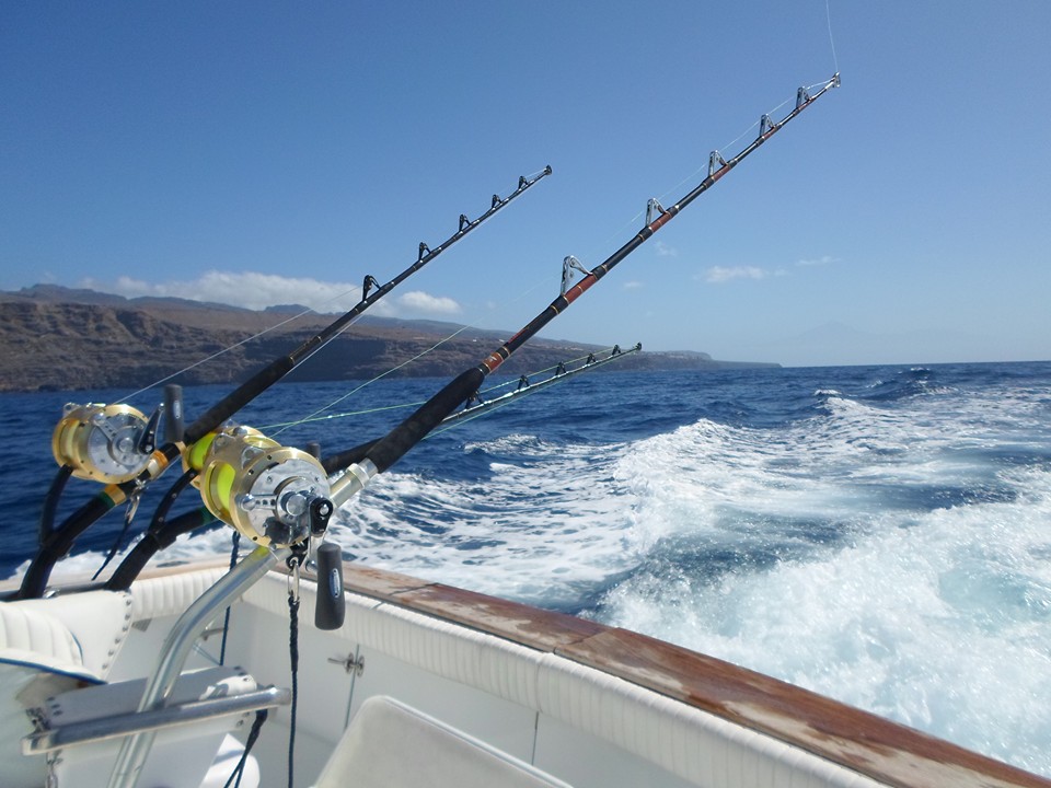 Big-game fishing in Gomera (Canary Islands)