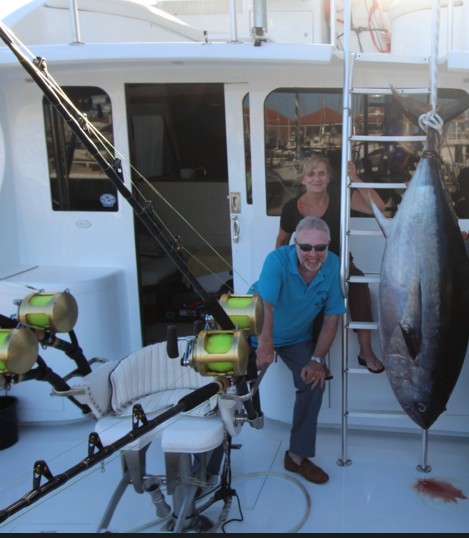 Capitaine Louis Sougné, spécialiste de la pêche au marlin bleu dans les iles Canaries