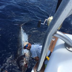 Big game fishing in La Gomera